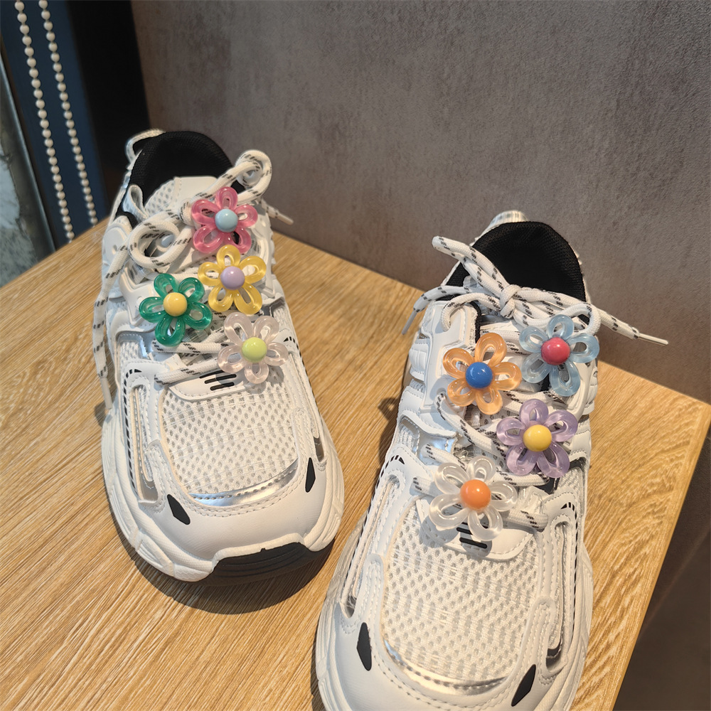 8pcs Cute Transparent Flower C - Sneaker Care Accessories ulasan dan harga