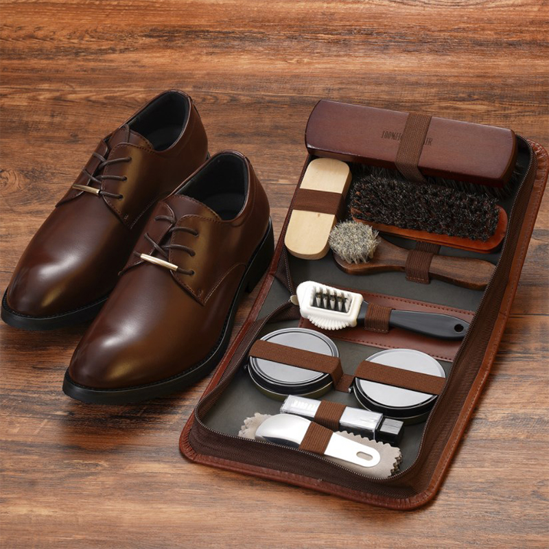 HorseHair Shoe Brush Set Leath - Sneaker Care Kit ulasan dan harga