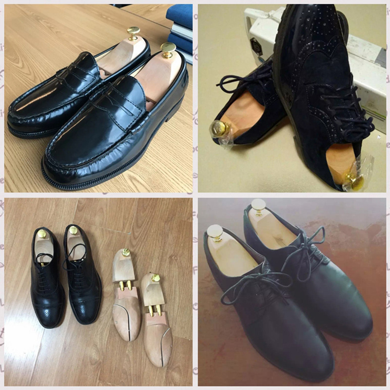 1 Pair Wood Adjustable Shoe Tr - Shoe Tree Cedar ulasan dan harga