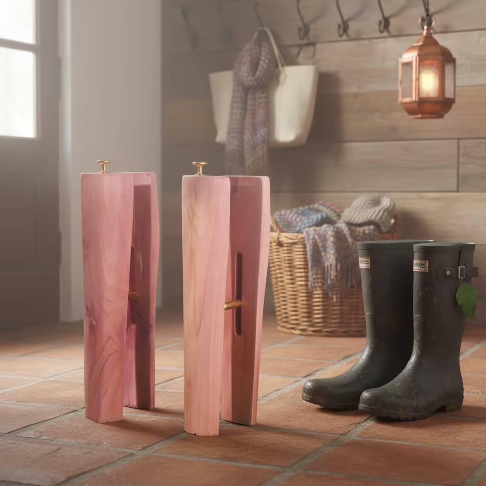 Adjustable Cedar Wood Boot Tre - Shoe Tree Cedar ulasan dan harga