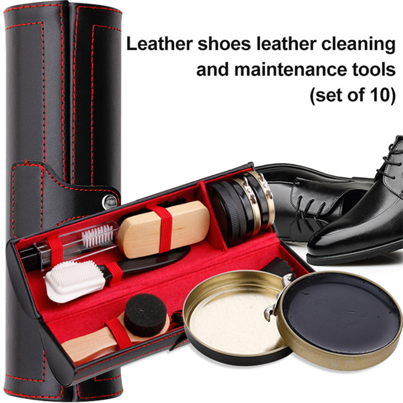 1 Set Leather Shoes Polish Set - Sneaker Cleaning Kit ulasan dan harga